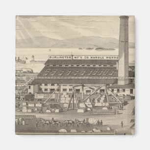 Aimant Travaux de marbre de la Burlington Manufacturing C