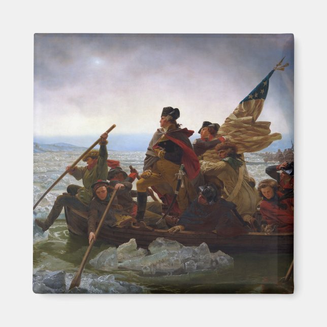 Aimant Traversée du fleuve Delaware, George Washington (Devant)