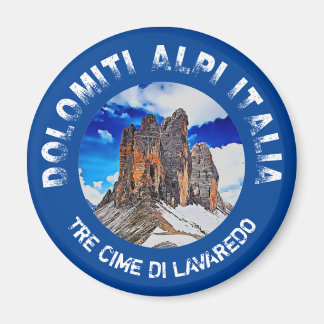 Aimant Tre Cime di Lavaredo. Dolomiti. Italia.