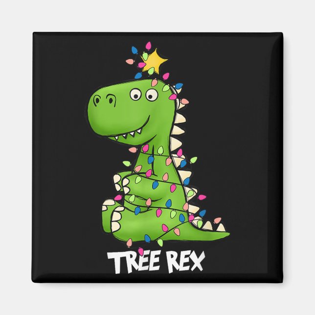 Aimant Tree Rex Funny Xmas Trex Boys Toddler Christmas Di (Devant)