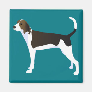Aimant Treeing Walker Coonhound Basic Breed Personnalisab