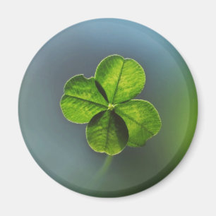 Aimant Trèfle à quatre feuilles Lucky Green