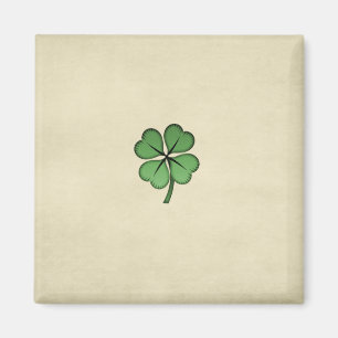 Aimant Trèfle irlandais chic Lucky