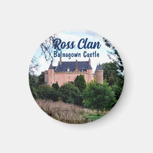 Aimant Trendy Scottish Ross Clan's Balnagown Castle