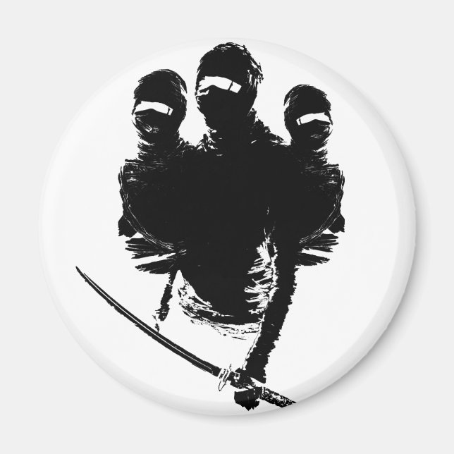 Aimant tres ninjas (Devant)