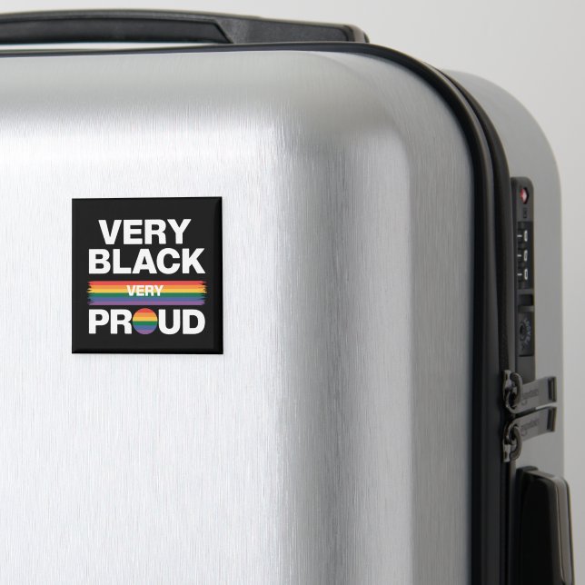Aimant Très Noir Très Fier Gay pride noir LGBT Pride (In Situ (Bagages))