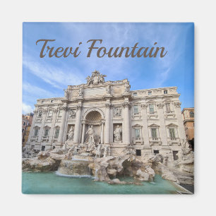 Aimant Trevi Fontaine Rome Italie Vacances Panorama