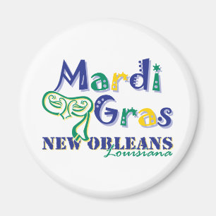 Aimant Tri masque de mardi gras