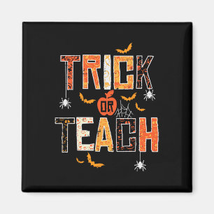 Aimant Tri Ou Enseigner Retro Halloween Enseignantes Femm