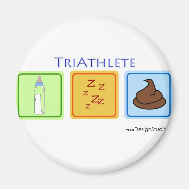 Aimant TriAthelete (Devant)