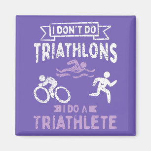 Aimant Triathlon Funny
