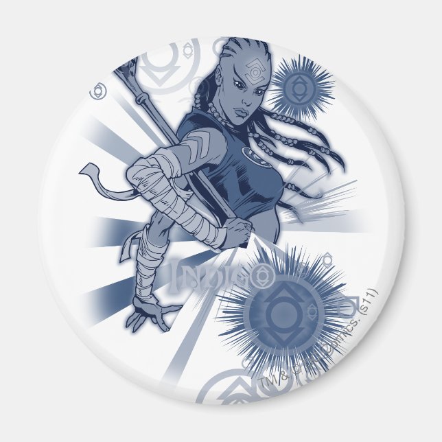 Aimant tribu Indigo 10 (Devant)