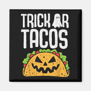 Aimant Trick Ou Tacos Halloween Mexicain Costume alimenta