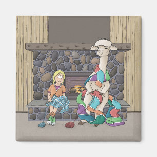 Aimant Tricot Alpaca