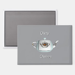 Aimant Triple Teapots Dirty Plats Lave-Vaisselle