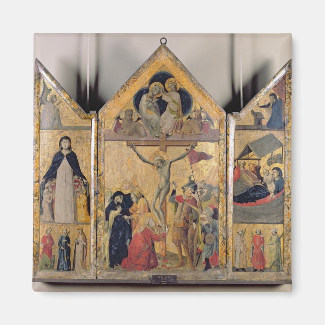 Aimant Triptyque avec des scènes de la vie de (Devant)