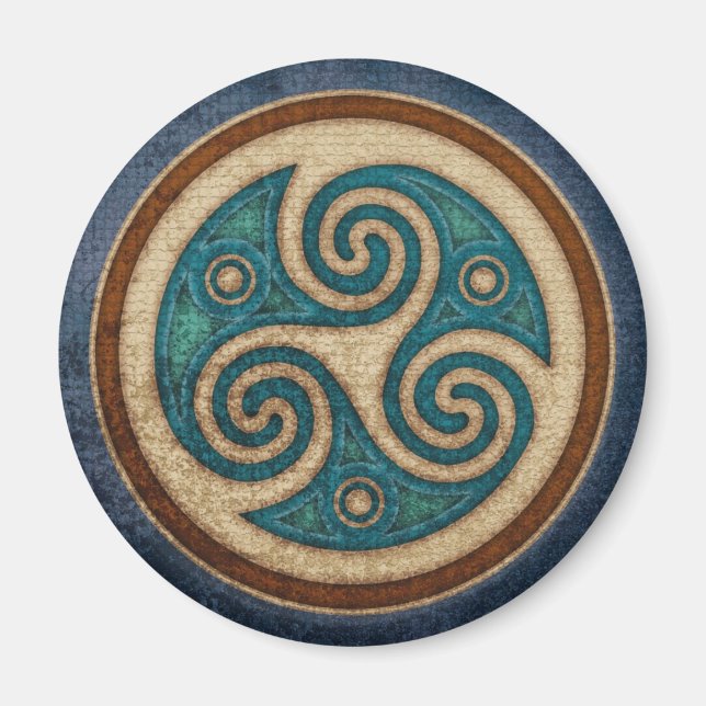 Aimant Triskele foncé (Devant)