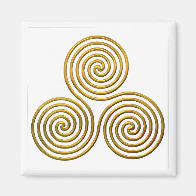 Aimant Triskele-or (Devant)