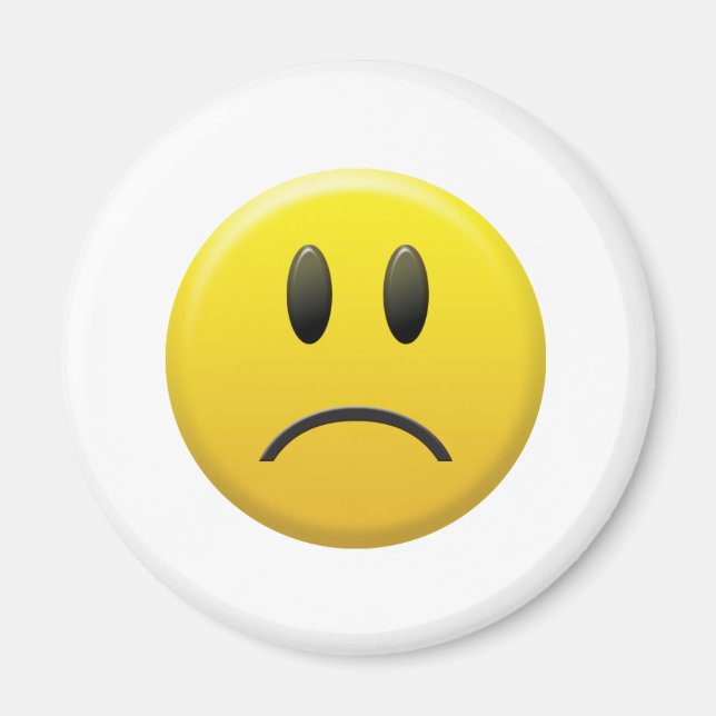 Aimant Triste visage (Devant)