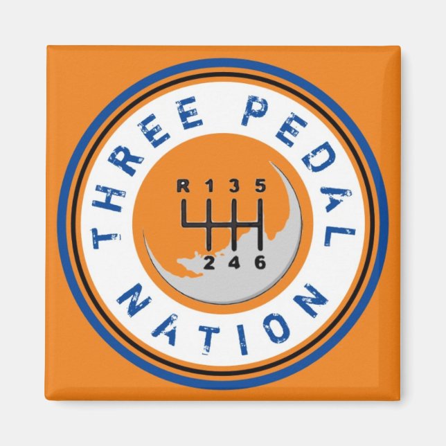 AIMANT TROIS AMATEURS DE LA NATION PEDAL (Devant)