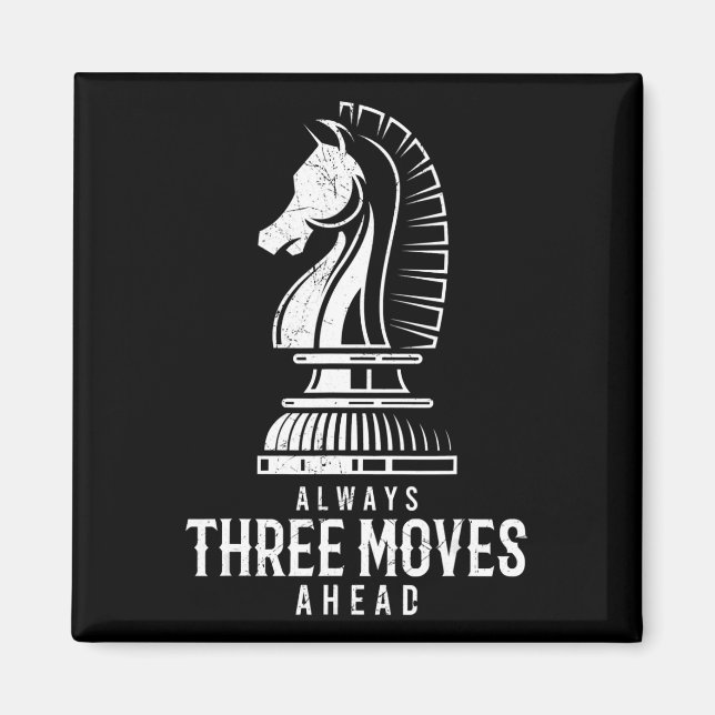 Aimant Trois Déplacements Devant I Chess Matt Jeu Jeu Jeu (Devant)