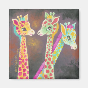 Aimant Trois girafes