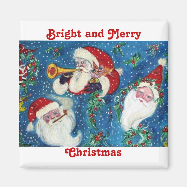 AIMANT TROIS PÈRE NOËL (Devant)