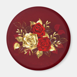 Aimant Trois roses de joaillerie