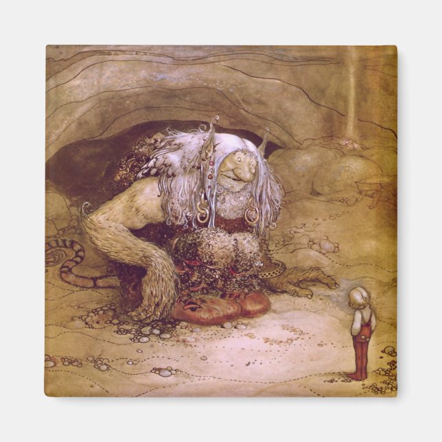 Aimant Troll with Little Boy (Devant)