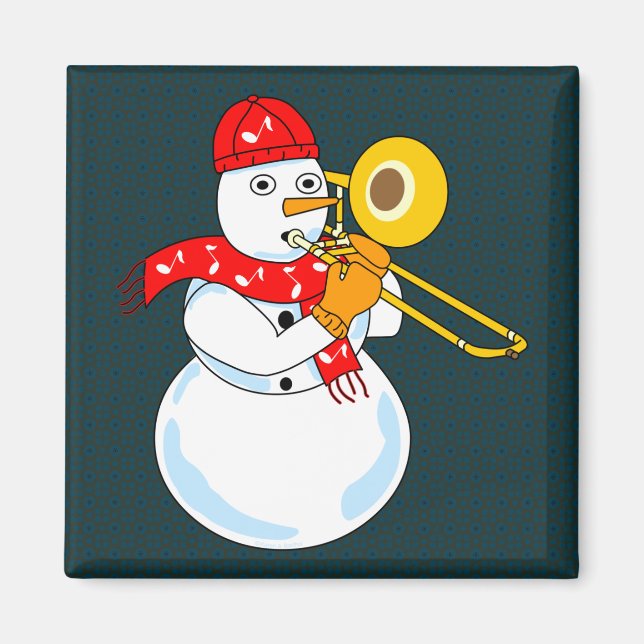 Aimant Trombone Snowman (Devant)