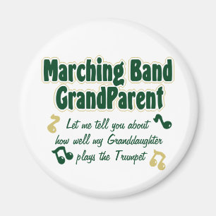 Aimant Trompette grand-parent de la bande Marche