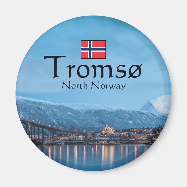 Aimant Tromso Norvège Souvenir (Devant)