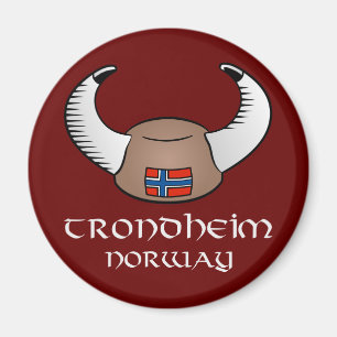 Aimant Trondheim Norvège Casquette viking