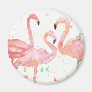 Aimant Tropical   Gathering of Flamingos