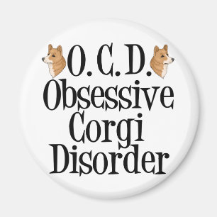Aimant Trouble de Corgi obsessionnel