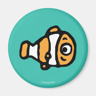 Aimant Trouver Dory  Caricature Nemo