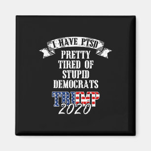 Aimant Trump 2020, Drapeau Américain Ptsd Gi, Démocrates