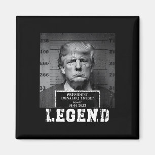 Aimant Trump 2024 Mugshot Président Legend Take America B