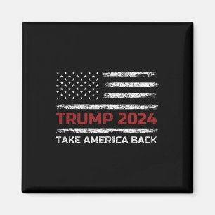 Aimant Trump 2024 Reprendre l'Amérique Élection Patriotiq