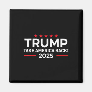 Aimant Trump 2025 - Donald Trump 2025 - L'Amérique en mar