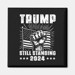 Aimant Trump 2025 Drapeau Américain Debout Donald Tru