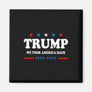 Aimant Trump 2025 Nous avons repris l'Amérique Élection 2