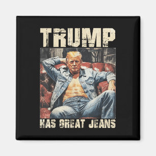 Aimant Trump A De Grands Jeans Mème Drôle À Dire _2
