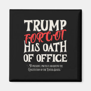 Aimant Trump A Oublié Le Serment D'Office A Promis La Con