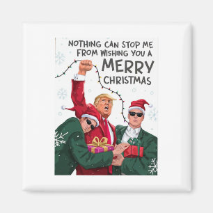 Aimant Trump Christmas Funny Vous Souhaite Un Joyeux Noël