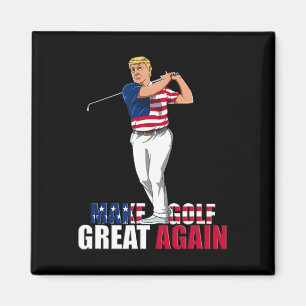 Aimant Trump - Drôle cadeau Golf