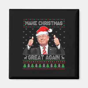 Aimant Trump drôle Rendre Noël super à nouveau moche sueu