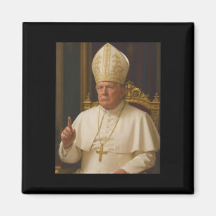 Aimant Trump en pape Tee Meme drôle 1