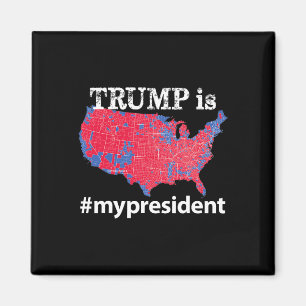 Aimant Trump Est Mon Président Hashtag Usa Élection 2016 