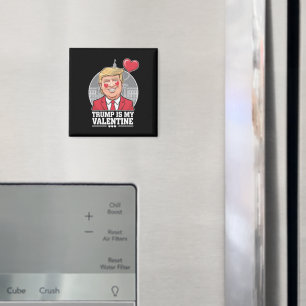 Aimant Trump est mon Valentin Rétro Saint-Valentin
